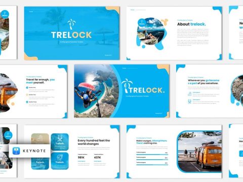 Trelock - Traveling & Adventure Keynote Template 4N6LL3D