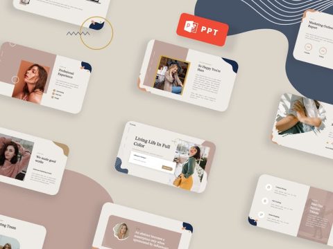 TRENDA - Influencer & Creator Powerpoint Template YUF8FTK