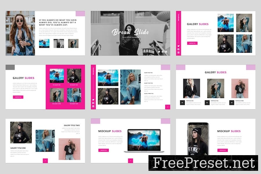 Trendmate - Fashion Trendy Keynote Template WBTRVVE