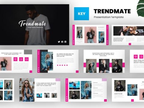 Trendmate - Fashion Trendy Keynote Template WBTRVVE