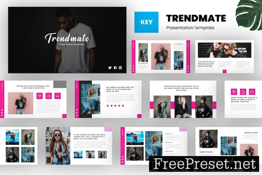 Trendmate - Fashion Trendy Keynote Template WBTRVVE