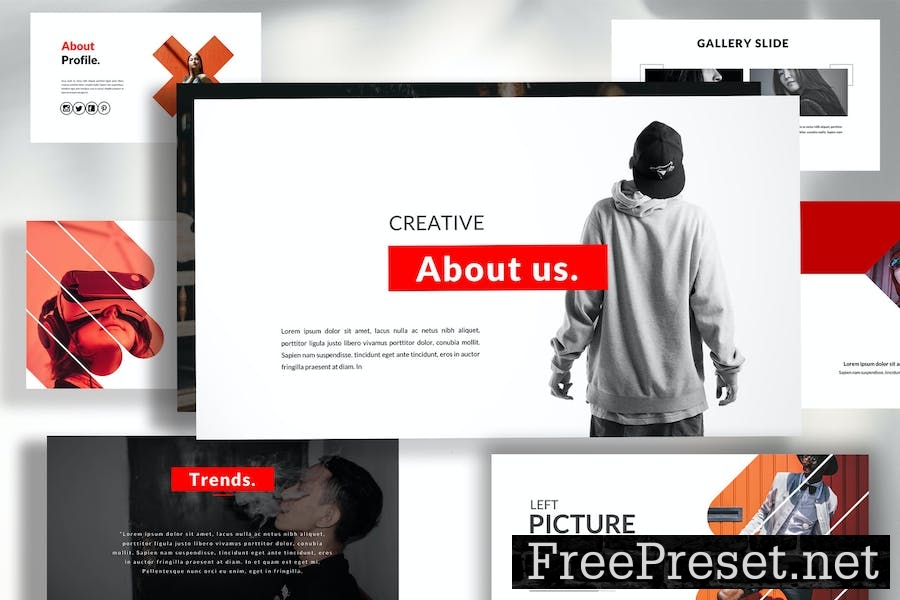 Trends Creative Google Slides Template RLCGFRV