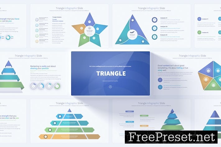 Triangle - PowerPoint Infographics Slides J927GVV