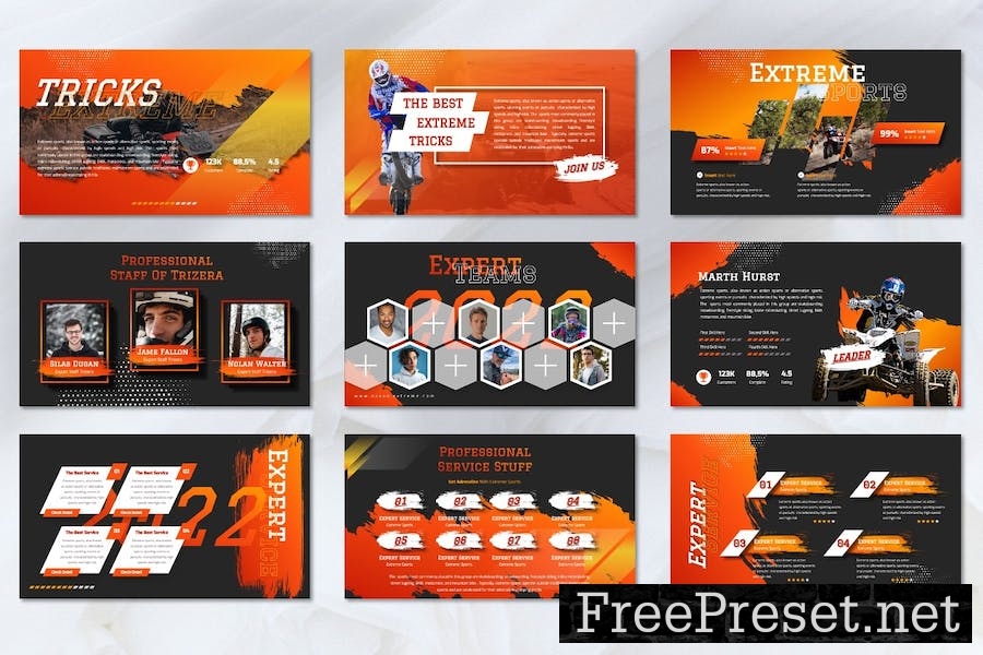 Trizera - Extreme Sport Keynote Templates 6GQZJ87