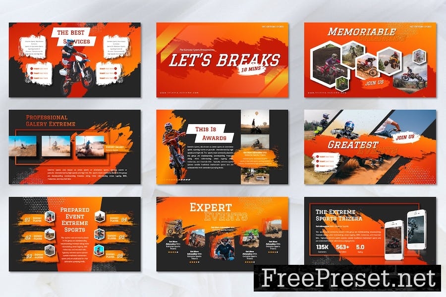 Trizera - Extreme Sport Keynote Templates 6GQZJ87