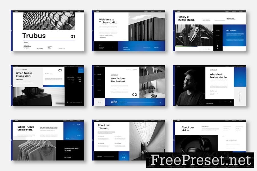 Trubus - Business Google Slide Template 4MKNQHX