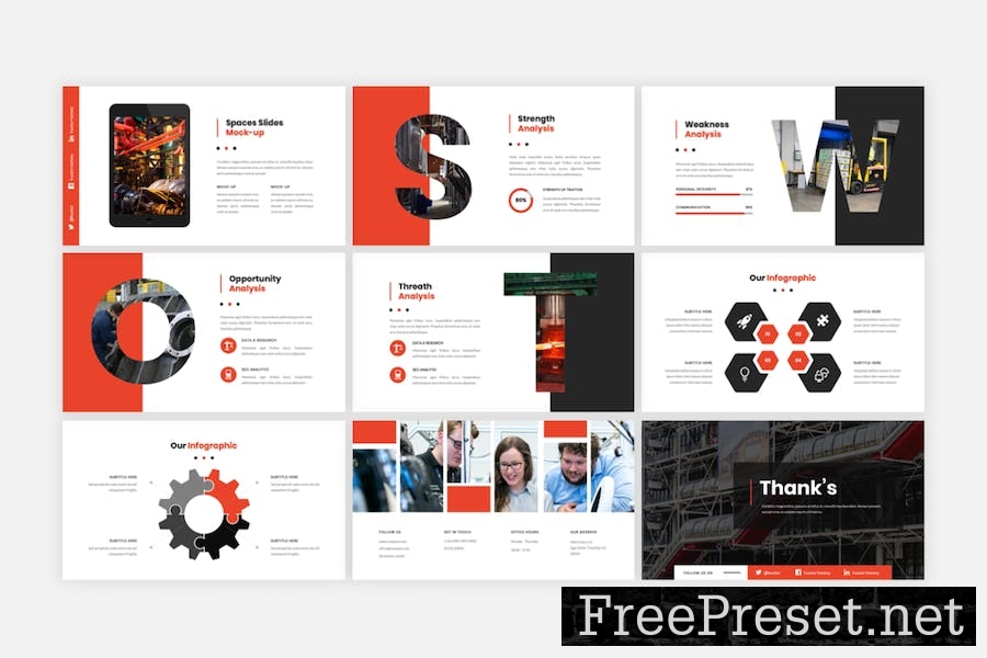 Tructor – Industrial Factory Keynote Template QAFEDKK