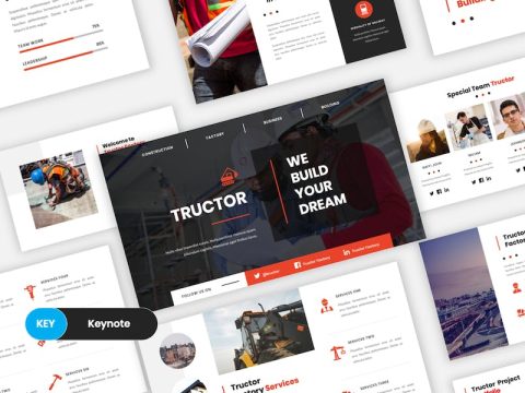 Tructor – Industrial Factory Keynote Template QAFEDKK