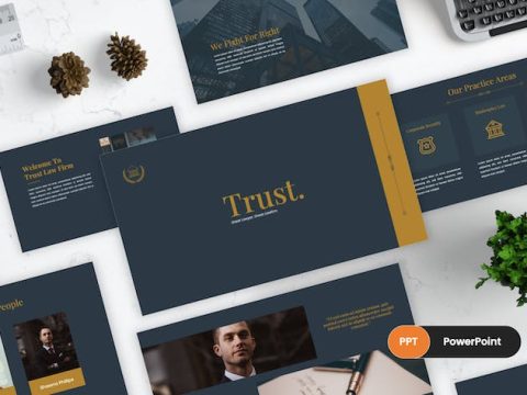 Trust - Lawyer PowerPoint Template M72JJ7A