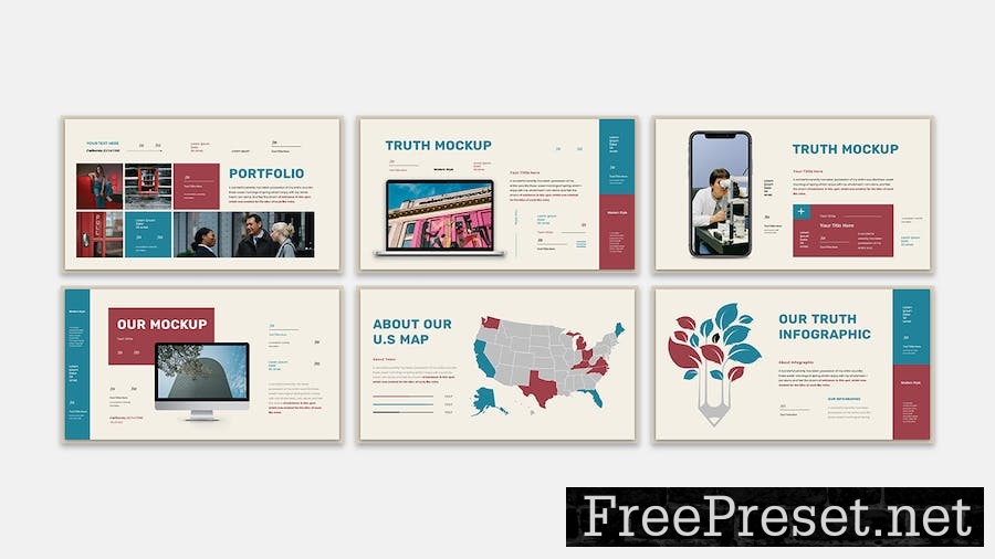 Truth Business Presentation Google Slide Template