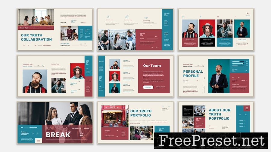 Truth - Business Presentation Keynote Template T8CBHUS