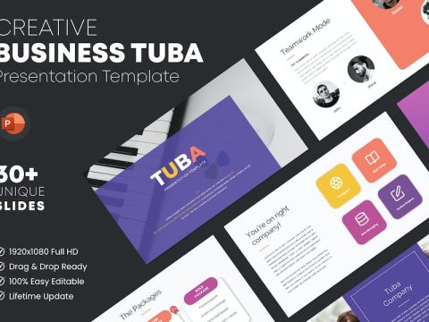 Tuba - PowerPoint Template 8VKPNMF