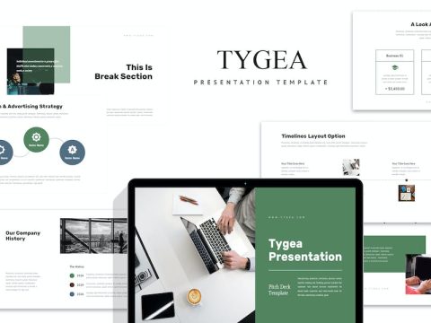 Tygea : Pitch Deck Business Keynote Template FRQE86Z