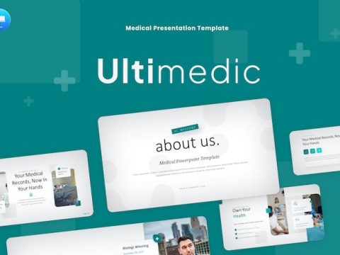 Ultimedic Blue Modern Medical Keynote VUX3E4E