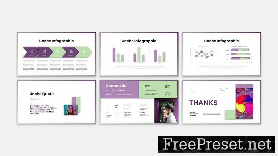 Unche - Business Presentation Keynote Template 459KMHP