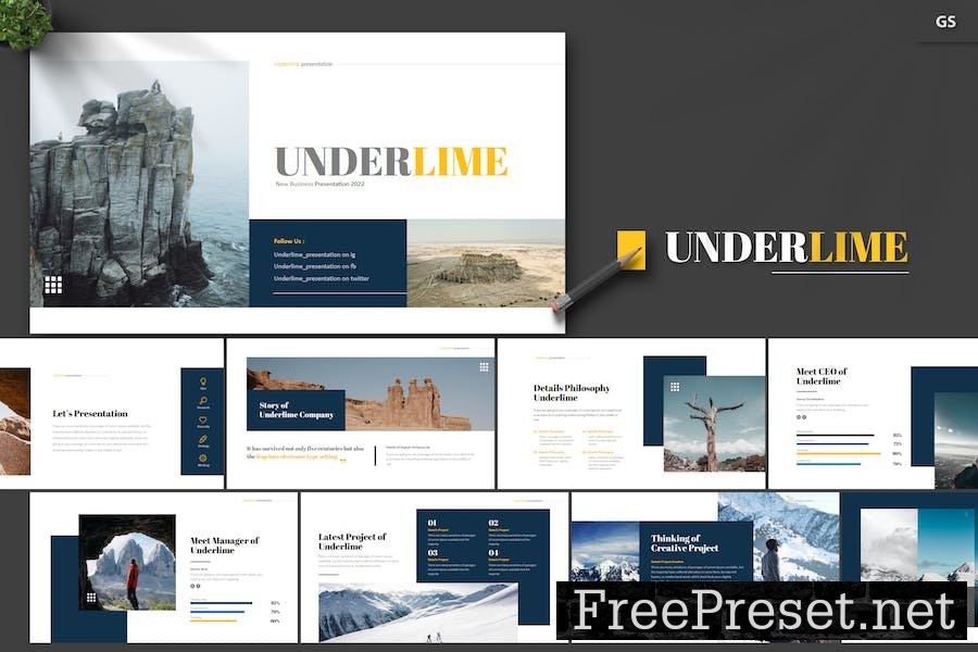 Underlime - Google Slides