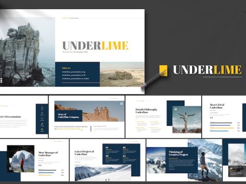 Underlime - Powerpoint Template QQQ7G38