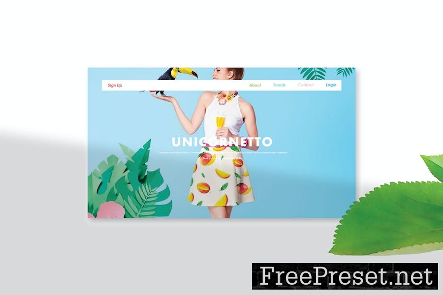 Unicorneto - Keynote Template 94GQE3G