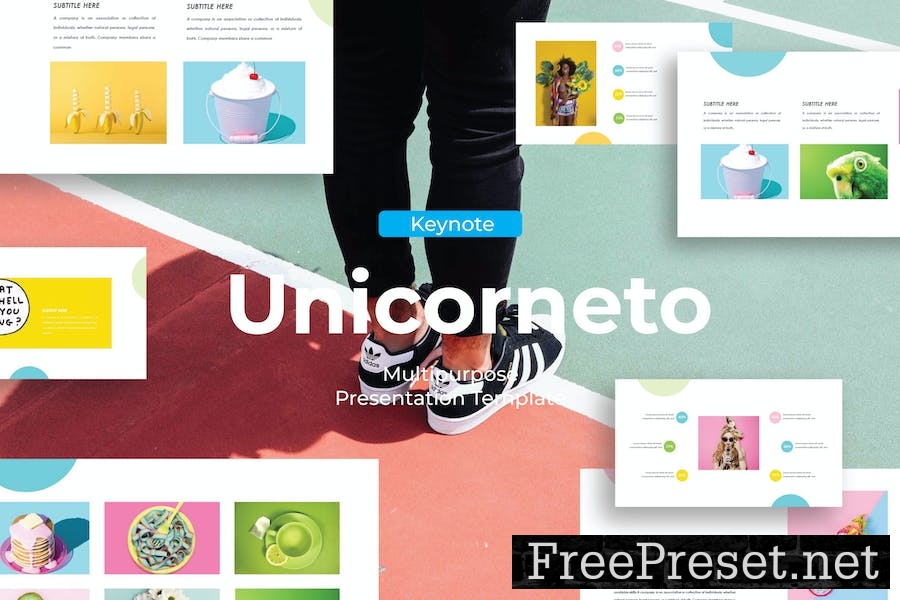 Unicorneto - Keynote Template 94GQE3G