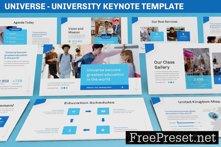 Universe - University Keynote Template GM6QSJQ