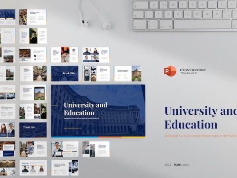 University and Education Powerpoint Template 5DPYPWU