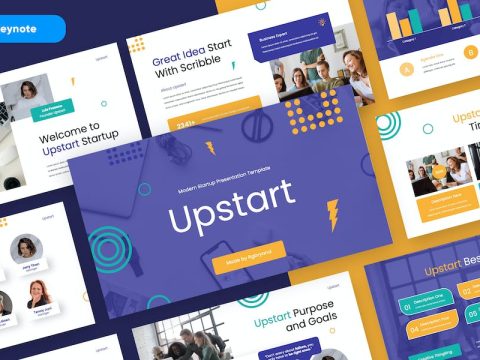 UPSTART - Business Modern Keynote Template LQVG6JJ