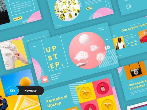 Upstep - Creative Keynote Template L285V8N