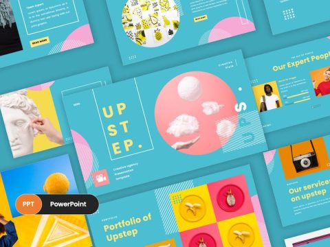 Upstep - Creative PowerPoint Template ZTKGA5F