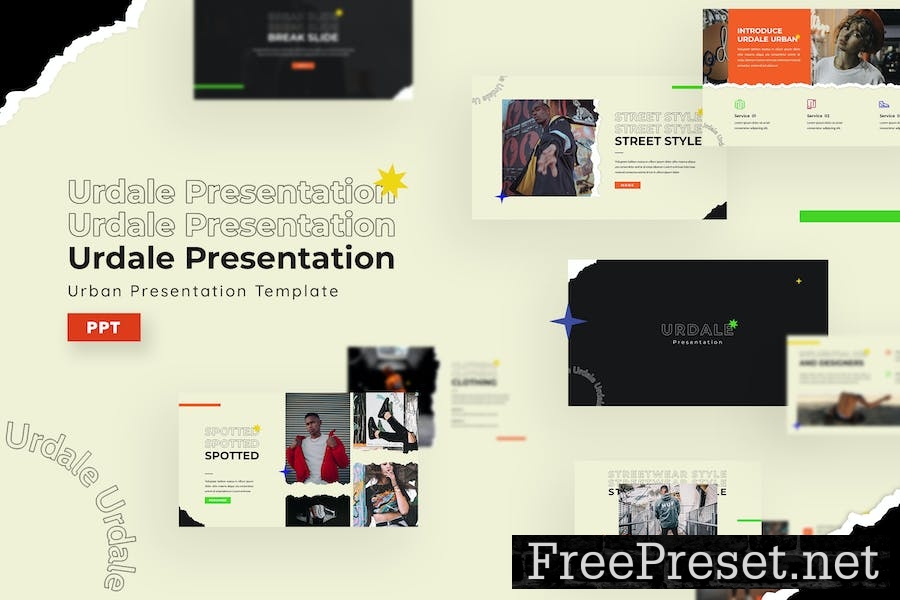 Urdale - Powerpoint Template 4GHQ4DQ