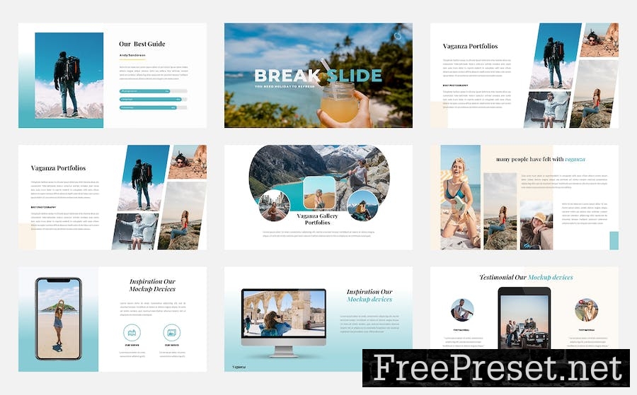 Vaganza – Travel Agency Keynote Template VZYT6YG