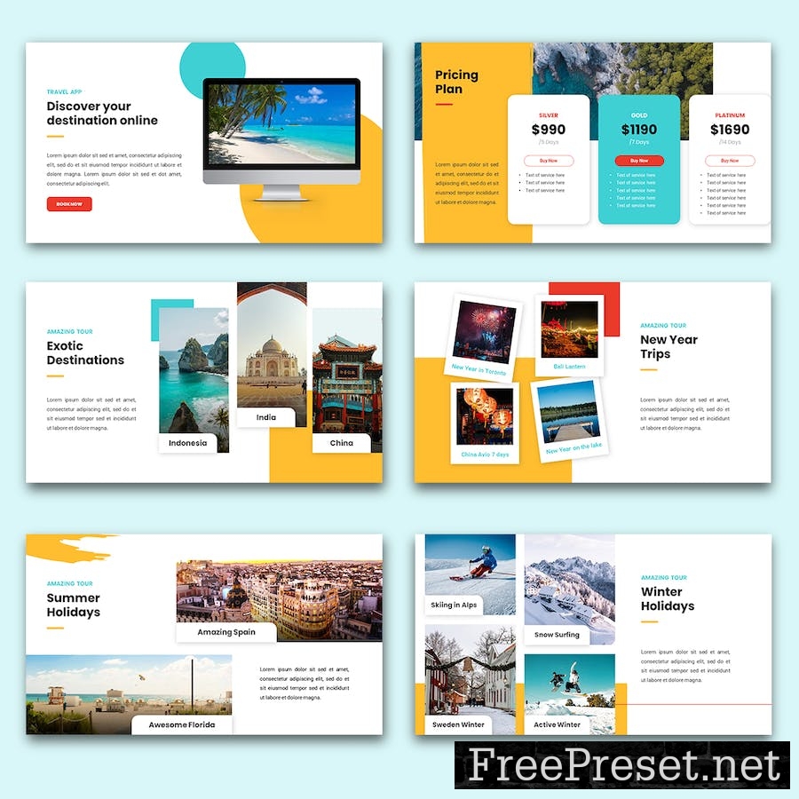 Vakanz Travel Agency Keynote Template JMHSL5D