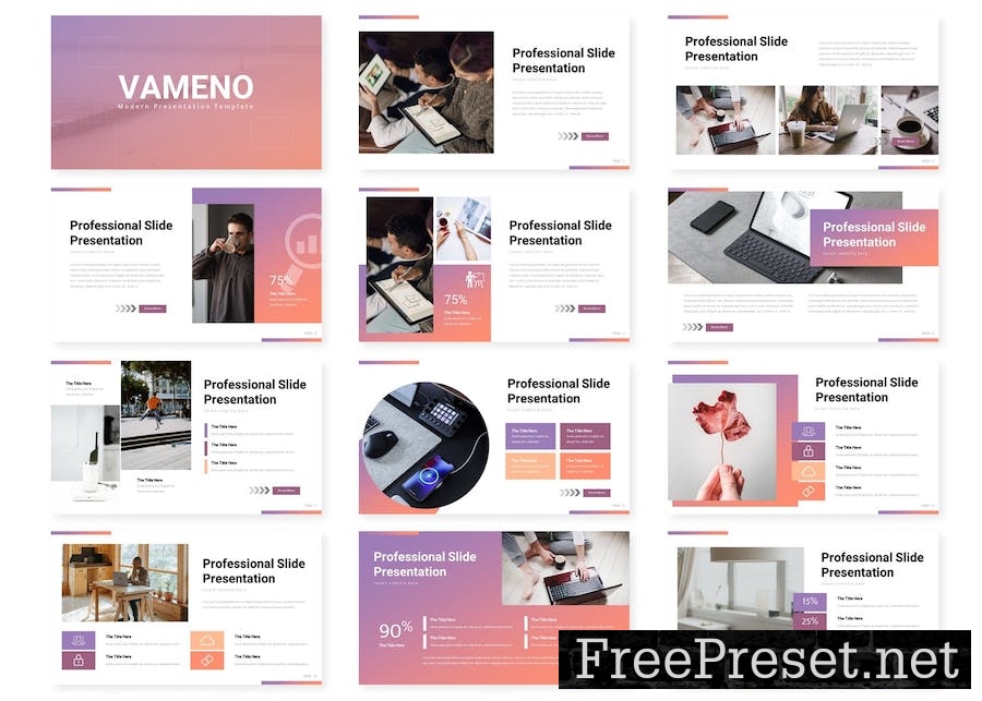 Vameno - Presentation Template SM742AF