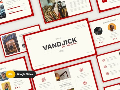 Vandjick - Creative Business Google Slides Templat D4GJKTM