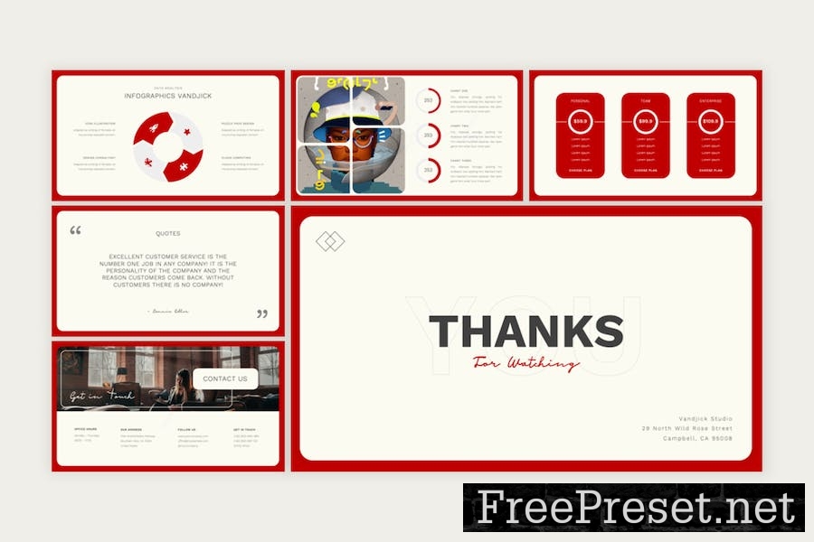 Vandjick - Creative Business Keynote Template NBHX8EJ