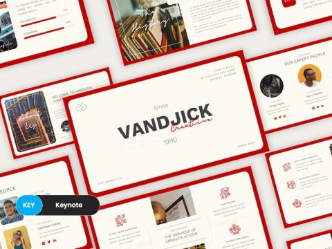 Vandjick - Creative Business Keynote Template NBHX8EJ