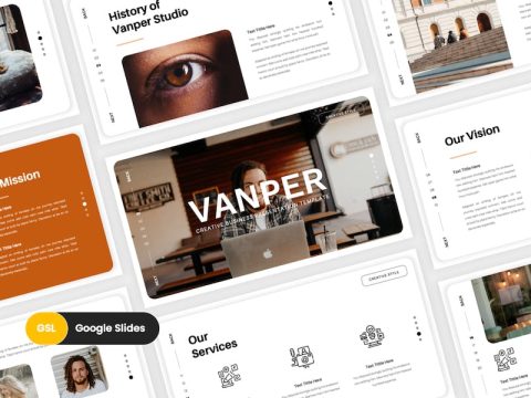 Vanper - Creative Google Slides Template Y7JPSRH