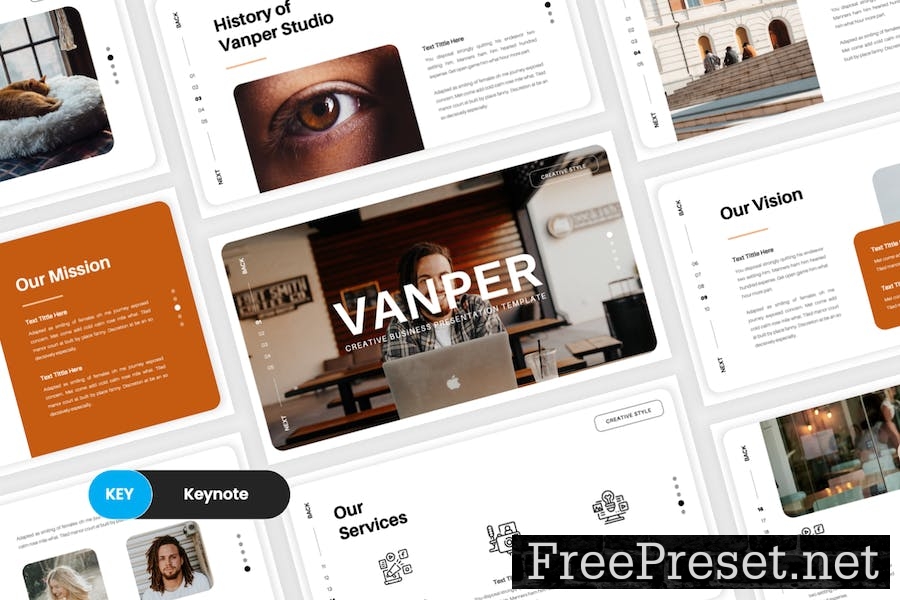 Vanper - Creative Keynote Template 95EDRRQ