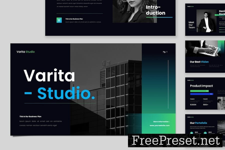 Varita Studio - Creative Keynote Template 3FTUQ5S