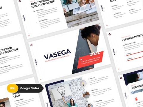 Vasega - Education & Course Google Slides Template QCKNE5A