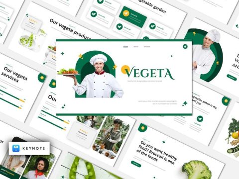 VEGETA- Healthy Food Keynote Template