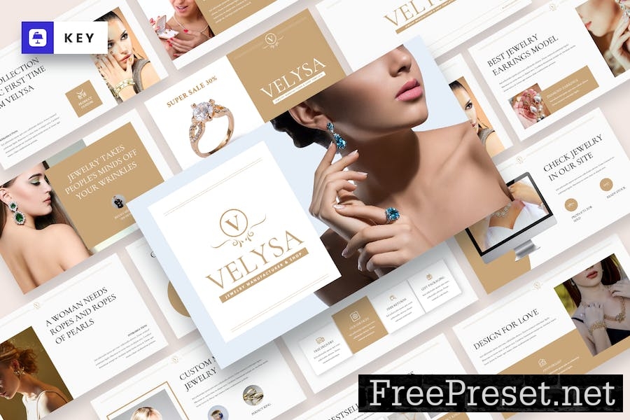 VELYSA - Jewelry Keynote Template TJ6J2DA