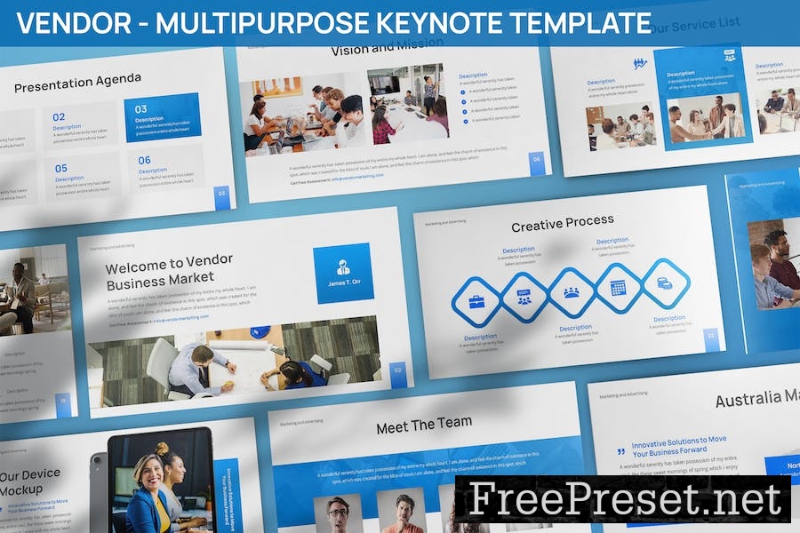 Vendor - Multipurpose Keynote Template TZ4NGKD