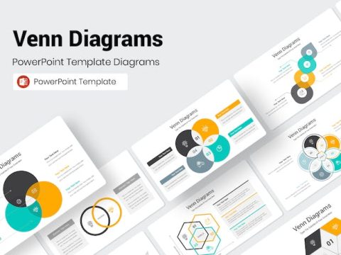 Venn Diagrams PowerPoint Presentation Template CLDBZ8M