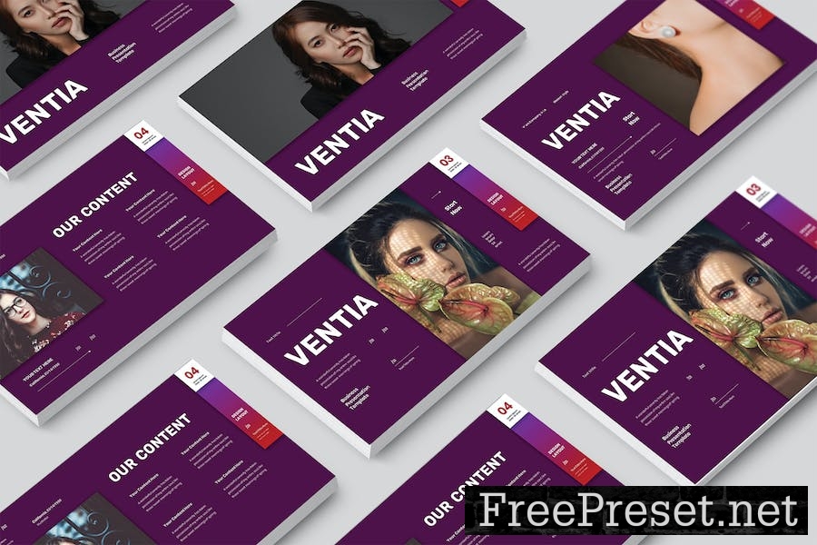 Ventia - Business Presentation Keynote Template TAH9AN9