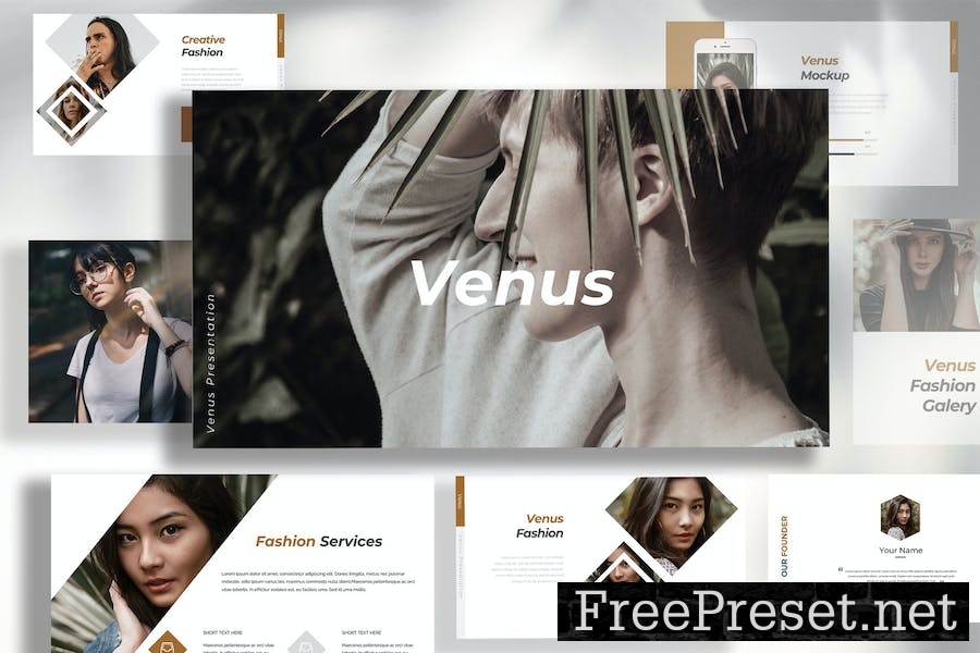 Venus Lookbook Google Slides KBT7GFZ