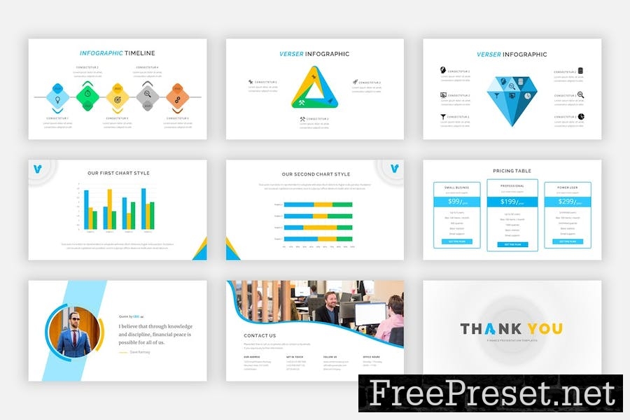 Verser - Finance Presentation Template WV2S9FG