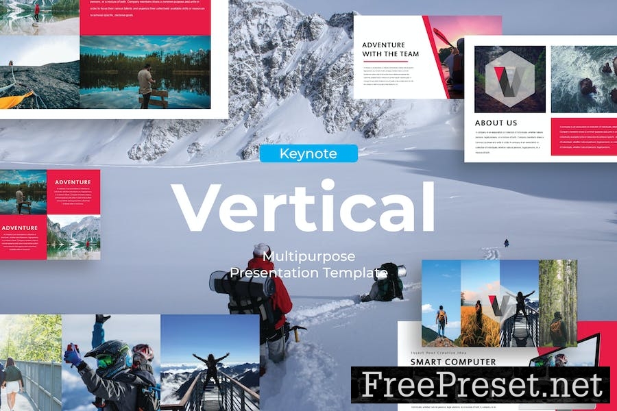 Vertical - Keynote Template CRV43YA