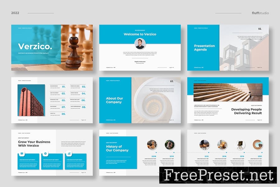 Verzico - Corporate Keynote Template VUD2F8R