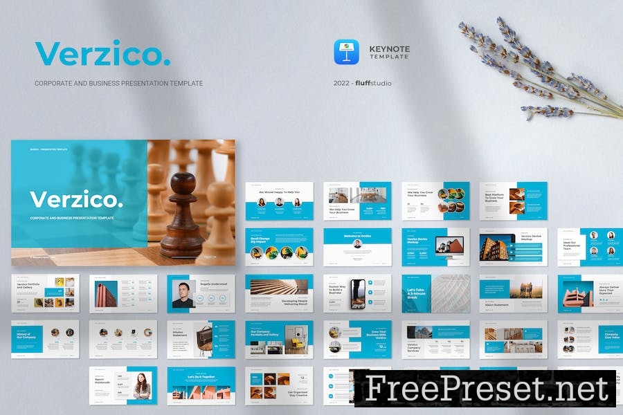 Verzico - Corporate Keynote Template VUD2F8R