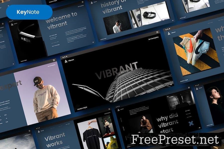 Vibrant – Business Keynote Template 7VWGTLR